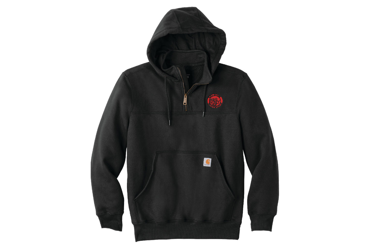 Carhartt Rain Defender Paxton Heavyweight Hooded Zip Mock Sweatshirt CT100617