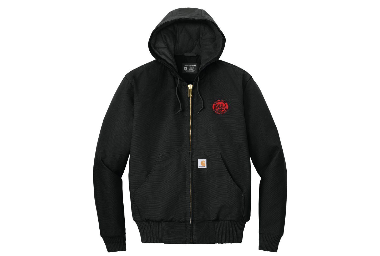 Carhartt Quilted-Flannel-Lined Duck Active Jac CT106677 (J140)